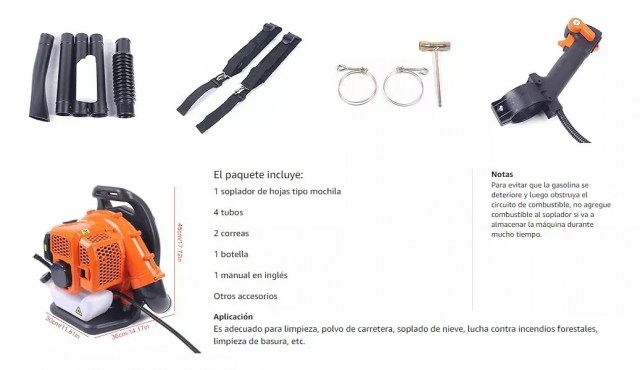 Soplador Mochila Takashi - EB808 -09